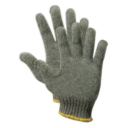 Magid Greyt Shadow G178G178CS G178CXS Grey Knit CottonPolyester Gloves, 12PK G178C